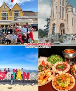 Lịch trình chiều ngày 3 tour Đà Lạt Lễ 2 tháng 9 trọn gói 4 ngày 3 đêm tham quan Nhà Ga Xe Lửa Đà Lạt, Nhà Thờ Con Gà, Khu Du Lịch Langbiang, ăn tối