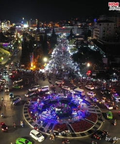 Lịch trình tối ngày 3 tour Đà Lạt Tết Tây ghép đoàn 4 ngày 3 đêm tự do khám phá Đà Lạt về đêm