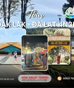 Tour Đăk Lăk Đà Lạt 4 ngày 3 đêm