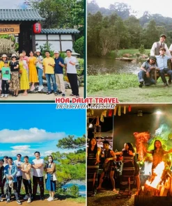 Lịch trình chiều ngày 2 tour Đồng Nai Đà Lạt trọn gói 3 ngày 2 đêm tham quan Hoàng Long Ohayo, The Florest, Khu du lịch LangBiang, tham gia chương trình giao lưu văn hóa cồng chiêng Tây Nguyên