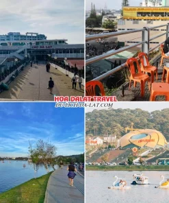 Lịch trình sáng ngày 1 tour Đồng Nai Đà Lạt ghép đoàn 3 ngày 2 đêm dạo chợ Đà Lạt, hồ Xuân Hương