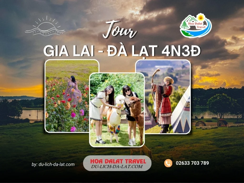 Tour Gia Lai Đà Lạt 4 ngày 3 đêm