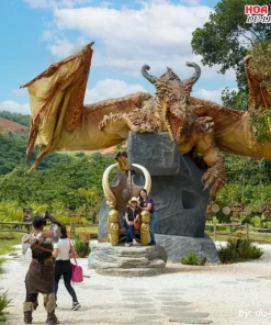 Tham quan God Valley Đà Lạt với mô hình tượng thần khổng lồ