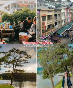 Lịch trình sáng ngày 1 tour Hải Phòng Đà Lạt ghép đoàn 4 ngày 3 đêm dạo chợ Đà Lạt, Hồ Xuân Hương