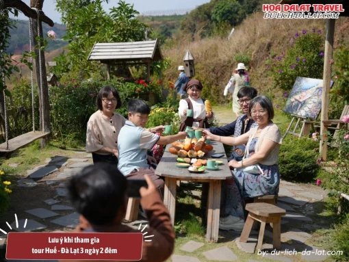 Lưu ý khi tham gia tour Huế Đà Lạt 3 ngày 2 đêm