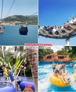 Lịch trình chiều ngày 4 tour Nha Trang Đà Lạt ghép đoàn 5 ngày 4 đêm trải nghiệm tại Vinpearl Land Nha Trang