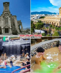 Lịch trình chiều ngày 5 tour Nha Trang Đà Lạt ghép đoàn 5 ngày 4 đêm tham quan Nhà thờ Đá Nha Trang, Khu du lịch Trăm Trứng Nha Trang