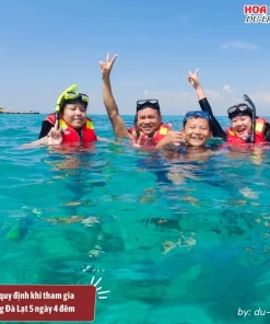 Chính sách và quy định khi tham gia tour Nha Trang Đà Lạt 5 ngày 4 đêm