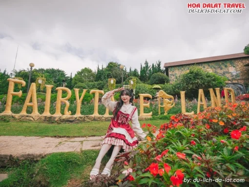 Check in Dalat Fairytail Land trong chương trình tour Nha Trang Đà Lạt 5 ngày 4 đêm