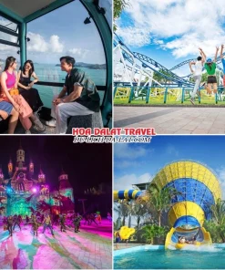 Lịch trình chiều ngày 4 tour Nha Trang Đà Lạt trọn gói 5 ngày 4 đêm khám phá, vui chơi tại Vinpearl Land Nha Trang