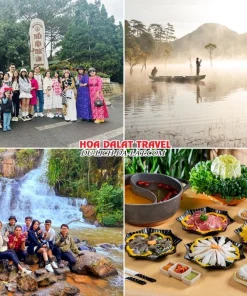 Lịch trình sáng ngày 3 tour Phú Yên Đà Lạt trọn gói 4 ngày 3 đêm tham quan Thiền viện Trúc Lâm, Hồ Tuyền Lâm, Thác Datanla, thưởng thức bữa trưa buffet rau