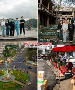 Lịch trình sáng ngày 4 tour Quảng Nam Đà Lạt trọn gói 4 ngày 3 đêm Săn mây tại Bình Minh Ơi, khám phá Chợ Đà Lạt