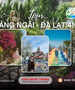 Tour Quảng Ngãi Đà Lạt 4 ngày 3 đêm