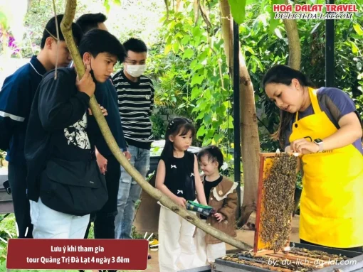 Lưu ý khi tham gia tour Quảng Trị đi Đà Lạt 4 ngày 3 đêm