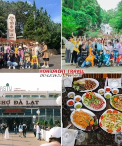 Lịch trình ngày 4 tour Quảng Trị Đà Lạt trọn gói 4 ngày 3 đêm tham quan Thiền viện Trúc Lâm, Khu du lịch thác Datanla, Chợ Đà Lạt, dùng bữa trưa