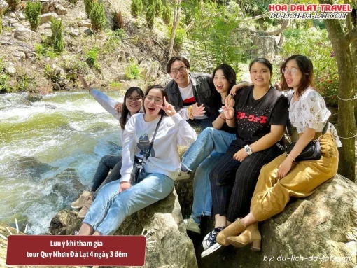 Lưu ý khi tham gia tour Quy Nhơn Đà Lạt 4 ngày 3 đêm