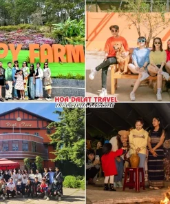 Lịch trình chiều ngày 3 tour Sài Gòn Đà Lạt trọn gói 4 ngày 3 đêm tham quan Nông trại cún Puppy Farm, Dalat Fairytale Land, Tham gia lễ hội cồng chiêng Tây Nguyên