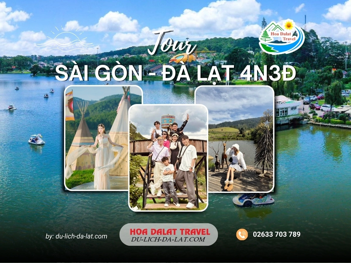 Tour Sài Gòn Đà Lạt 4 ngày 3 đêm