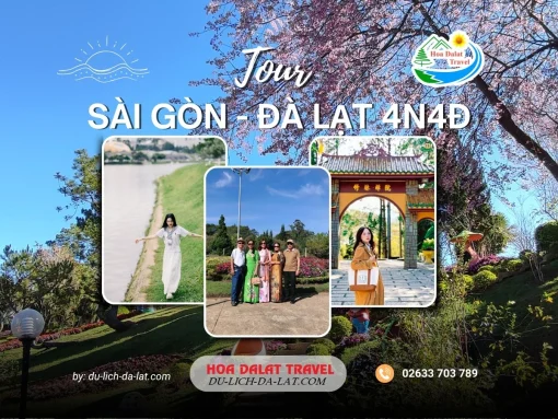 Tour Sài Gòn Đà Lạt 4 ngày 4 đêm