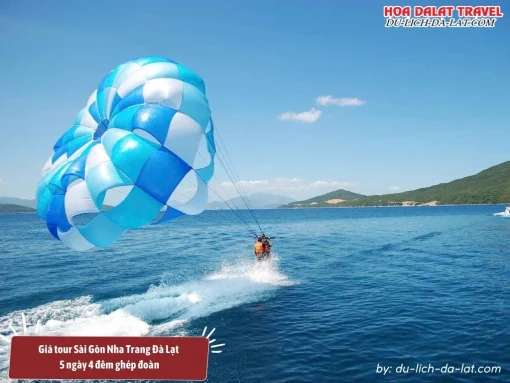 Giá tour ghép đoàn Sài Gòn Nha Trang Đà Lạt 5 ngày 4 đêm từ 3.200.000 đồng đến 5.200.000 đồng 1 người