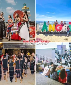 Lịch trình chiều ngày 3 tour Tây Ninh Đà Lạt trọn gói 4 ngày 3 đêm tham quan Dapa Hill, Khu du lịch LangBiang, Tham gia chương trình giao lưu văn hóa Cồng Chiêng hoặc dạo chợ đêm Đà Lạt