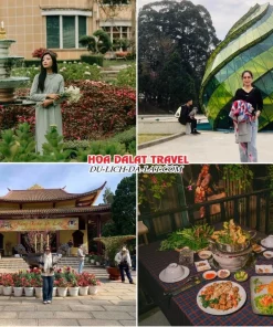 Lịch trình sáng ngày 2 tour Tây Ninh Đà Lạt ghép đoàn 4 ngày 3 đêm khám phá Dinh 3 Bảo Đại, Quảng trường Lâm Viên, Thiền viện Trúc Lâm, dùng bữa trưa tại nhà hàng