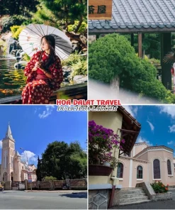 Lịch trình chiều ngày 3 tour Tây Ninh Đà Lạt ghép đoàn 4 ngày 3 đêm tham quan Hoàng Long Ohayo, Nhà thờ Con Gà