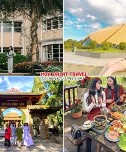 Lịch trình sáng ngày 3 tour Vinh Đà Lạt ghép đoàn 4 ngày 3 đêm khám phá Dinh 3 Bảo Đại, Quảng trường Lâm Viên, Thiền viện Trúc Lâm, dùng bữa trưa