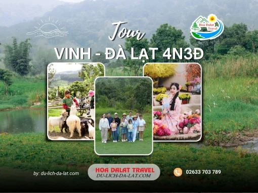 Tour Vinh Đà Lạt 4 ngày 3 đêm