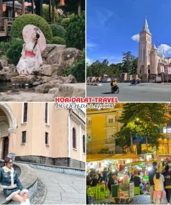 Lịch trình chiều ngày 3 tour Vũng Tàu Đà Lạt ghép đoàn 4 ngày 3 đêm tham quan Hoàng Long Ohayo, Nhà thờ Con Gà, khám phá thành phố Đà Lạt về đêm