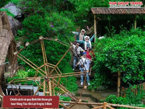 Chính sách và quy định khi tham gia tour Đà Lạt 4 ngày 3 đêm đi từ Vũng Tàu