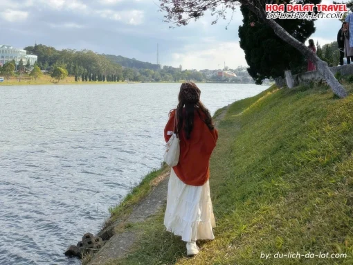 Dạo quanh hồ Xuân Hương vào buổi sáng đẹp yên bình