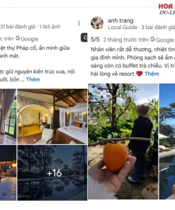 Đánh giá của khách hàng Ana Mandara Villas Dalat Resort & Spa dựa trên Google Maps