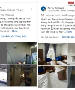 Đánh giá của khách hàng về Anh Đức Hotel Đà Lạt dựa trên Google Maps