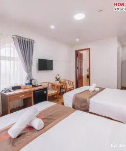 Mỗi phòng Anh Đức Hotel được trang bị đầy đủ các tiện nghi hiện đại