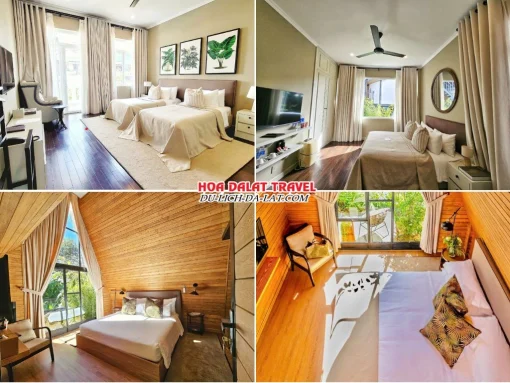 Các loại phòng tại Bạch Place Đà Lạt