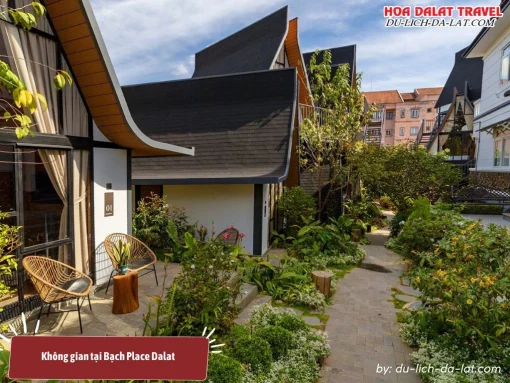 Các bungalow ở Bạch Place Dalat gần gũi với thiên nhiên