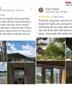 Đánh giá của khách hàng về Bình An Village Đà Lạt Resort dựa trên Google Maps