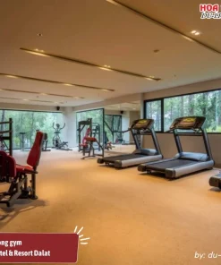 Phòng tập gym của Cereja Resort miễn phí cho khách lưu trú, trang bị đầy đủ các thiết bị hiện đại