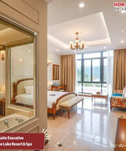 Phòng Suite Executive tại Edensee Lake Resort Dalat có diện tích lớn, tiện nghi đầy đủ tiện nghi hiện đại