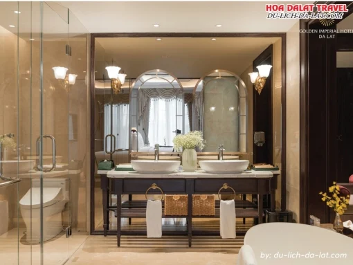 Tiện nghi phòng nghỉ đẳng cấp, tiện nghi hiện đại Golden Imperial Hotel