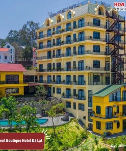 Goldient Boutique Hotel Đà Lạt là khách sạn 4 sao có phong cách kiến trúc Đông Dương sang trọng và tinh tế