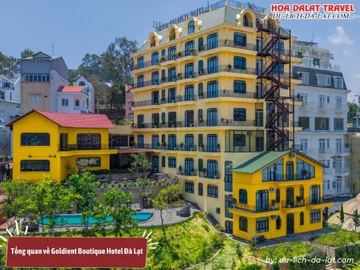 Goldient Boutique Hotel Đà Lạt là khách sạn 4 sao có phong cách kiến trúc Đông Dương sang trọng và tinh tế