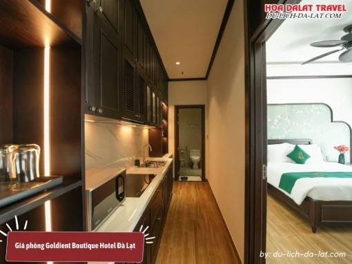 Giá phòng Goldient Boutique Hotel Đà Lạt từ 1,300,000 đến 6,500,000 đồng 1 đêm