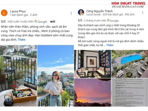 Đánh giá của khách hàng về Goldient Boutique Hotel dựa trên Google Maps