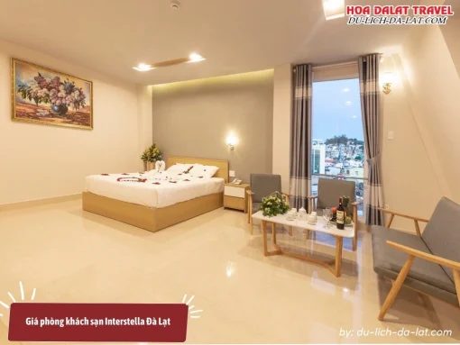 Giá phòng khách sạn Interstella Đà Lạt từ 1.400.000 đến 2.300.000 đồng 1 đêm