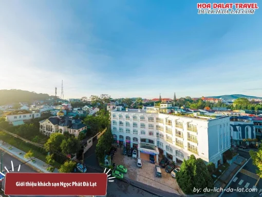 Khách sạn 3 sao Ngọc Phát Đà Lạt với kiến trúc thanh lịch, hiện đại