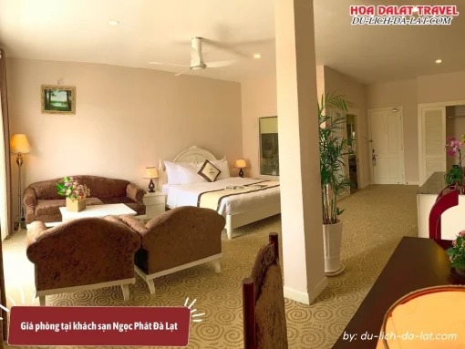 Giá phòng tại khách sạn Ngọc Phát Đà Lạt từ 1.075.000 đến 2.400.000 đồng 1 đêm