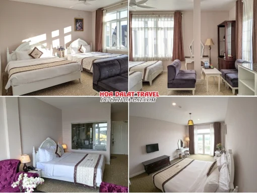 Các loại phòng nghỉ tại khách sạn Ngọc Phát Đà Lạt
