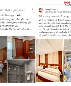 Đánh giá của khách hàng về Royal Palace Đà Lạt dựa trên Google Maps